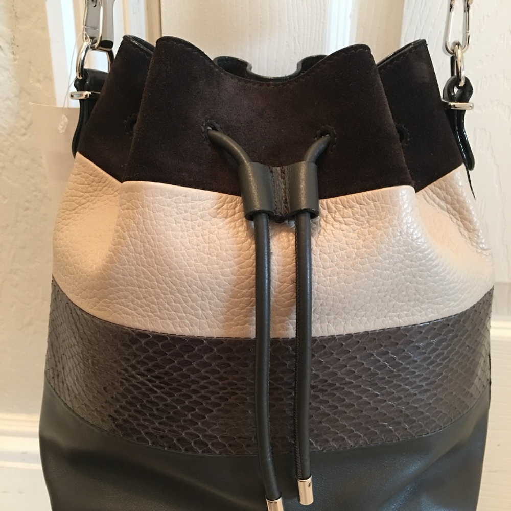 $1,500 New Proenza Schouler Leather Drawstring Bag